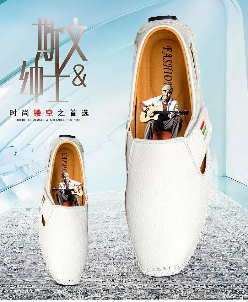 Breathable Leather Loafers - Comfort and Style Redefined