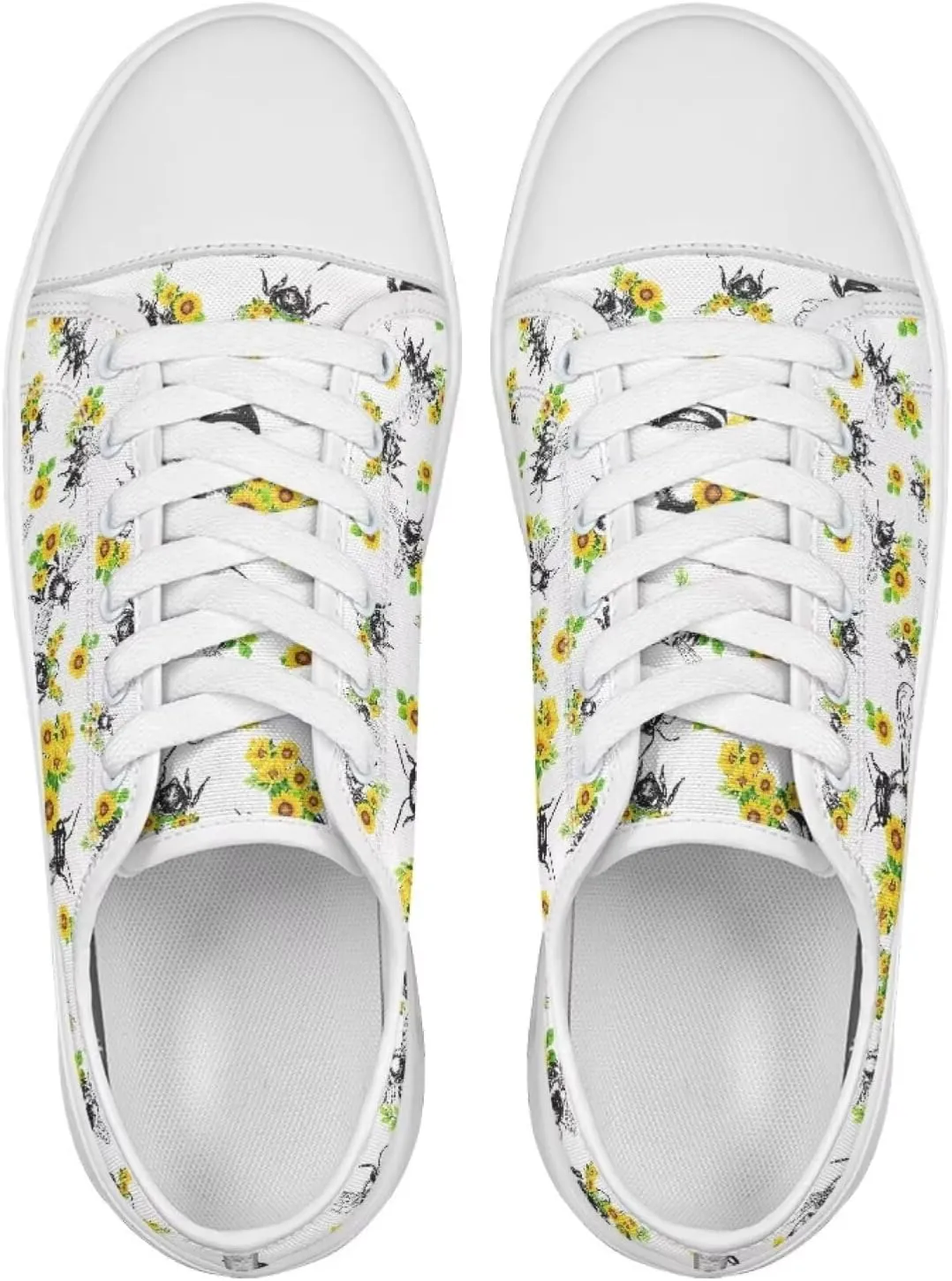Canvas Slip on Shoes for Women Trendy Low Top Barefoot Sneakers Lace Up Design Walking Flats