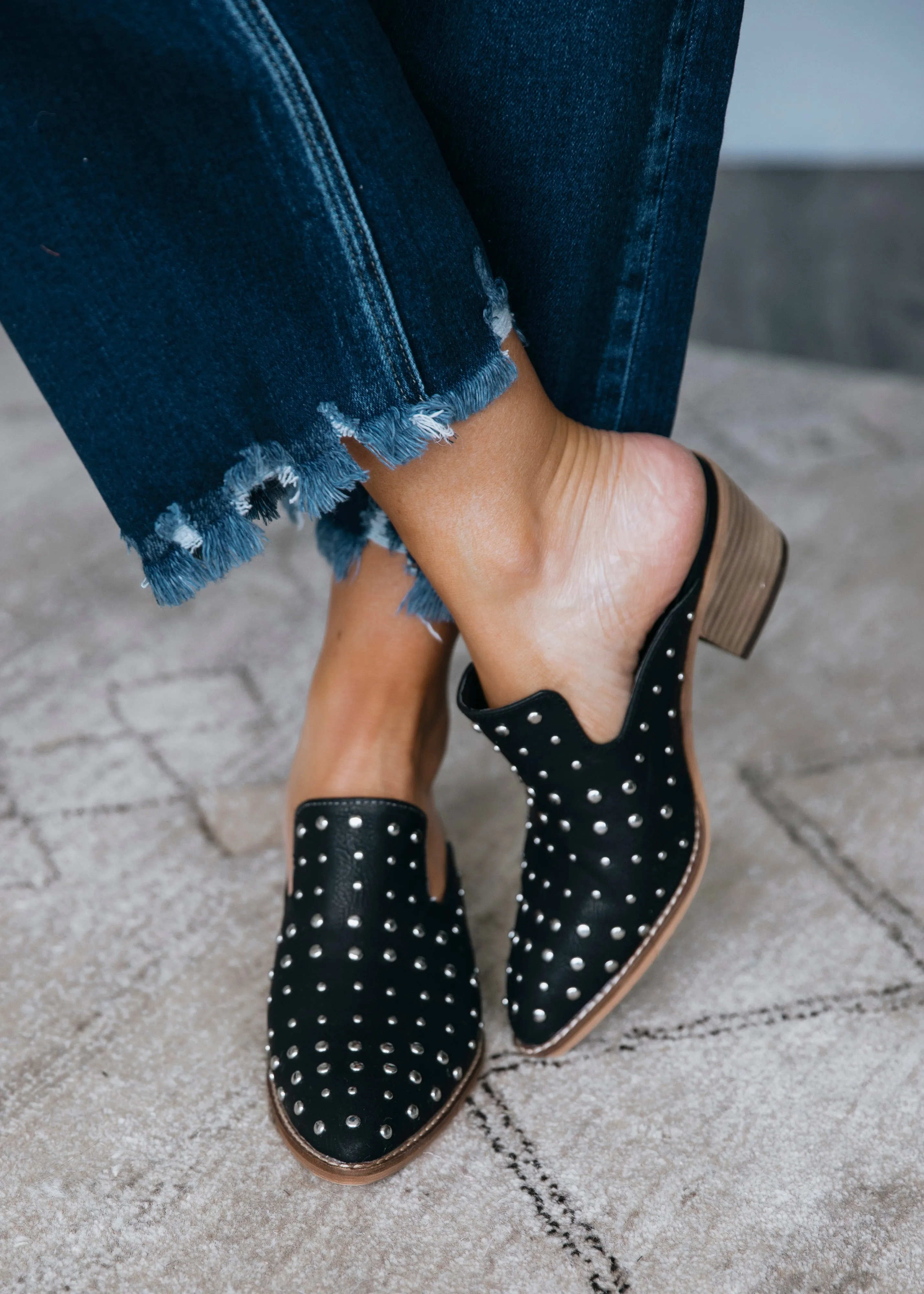 Cara Studded Mules
