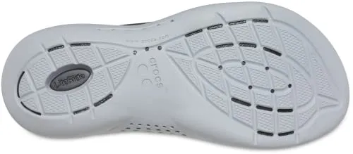 crocs womens LiteRide Sandal Black/Light Grey Sandal - 3 UK (W5) (206711-02G)