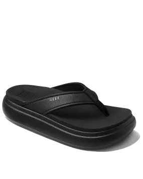 Cushion Bondi Flip Flops in Black & Black