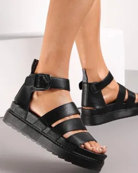 Florence Chunky Sandals - Black
