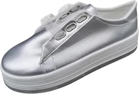 Lausiuoe Sneakers For Women Walking Shoes Comfortable Canvas Sneakers Low Top Fashion Casual Soft Non-Slip Flat Loafers