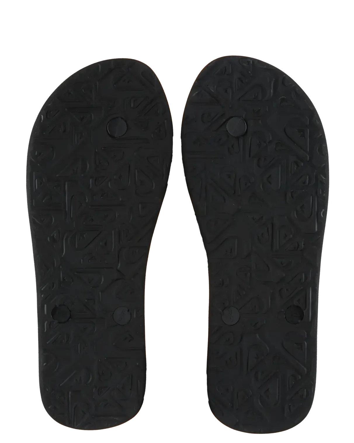 Molokai Wordblock Flip Flops in Black & Pink
