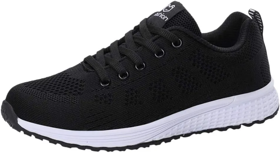 Orthopedic Woven Casual Soft Slip On Arch Support Mesh Breathable Running Shoes Wide Width Walking Sneaker