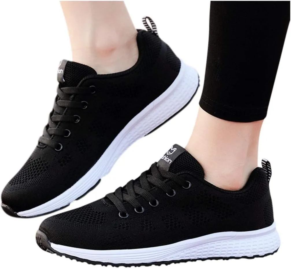 Orthopedic Woven Casual Soft Slip On Arch Support Mesh Breathable Running Shoes Wide Width Walking Sneaker