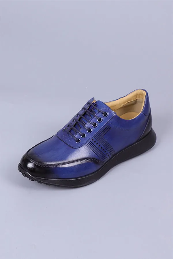 Serpatura Croc Pattern Loafers
