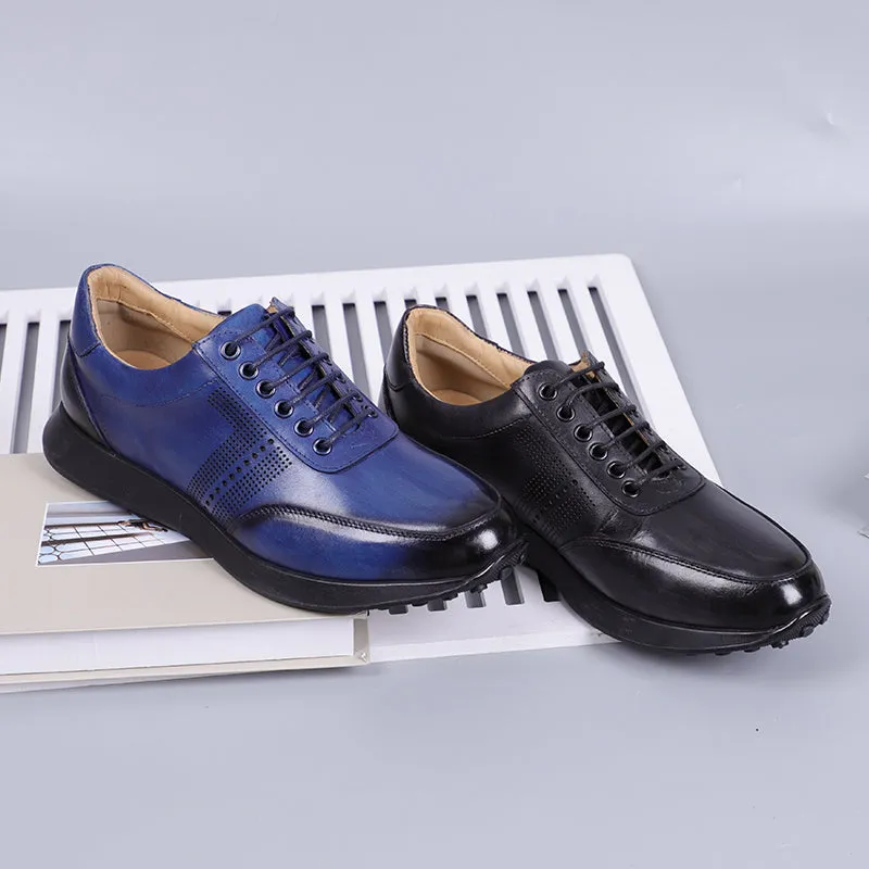 Serpatura Croc Pattern Loafers