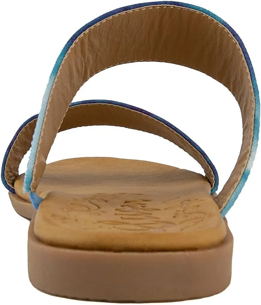 Sugar Women's Slide Sandals  Stylish Slip-On Flats for Casual, Dressy, Beach, or Pool Wear